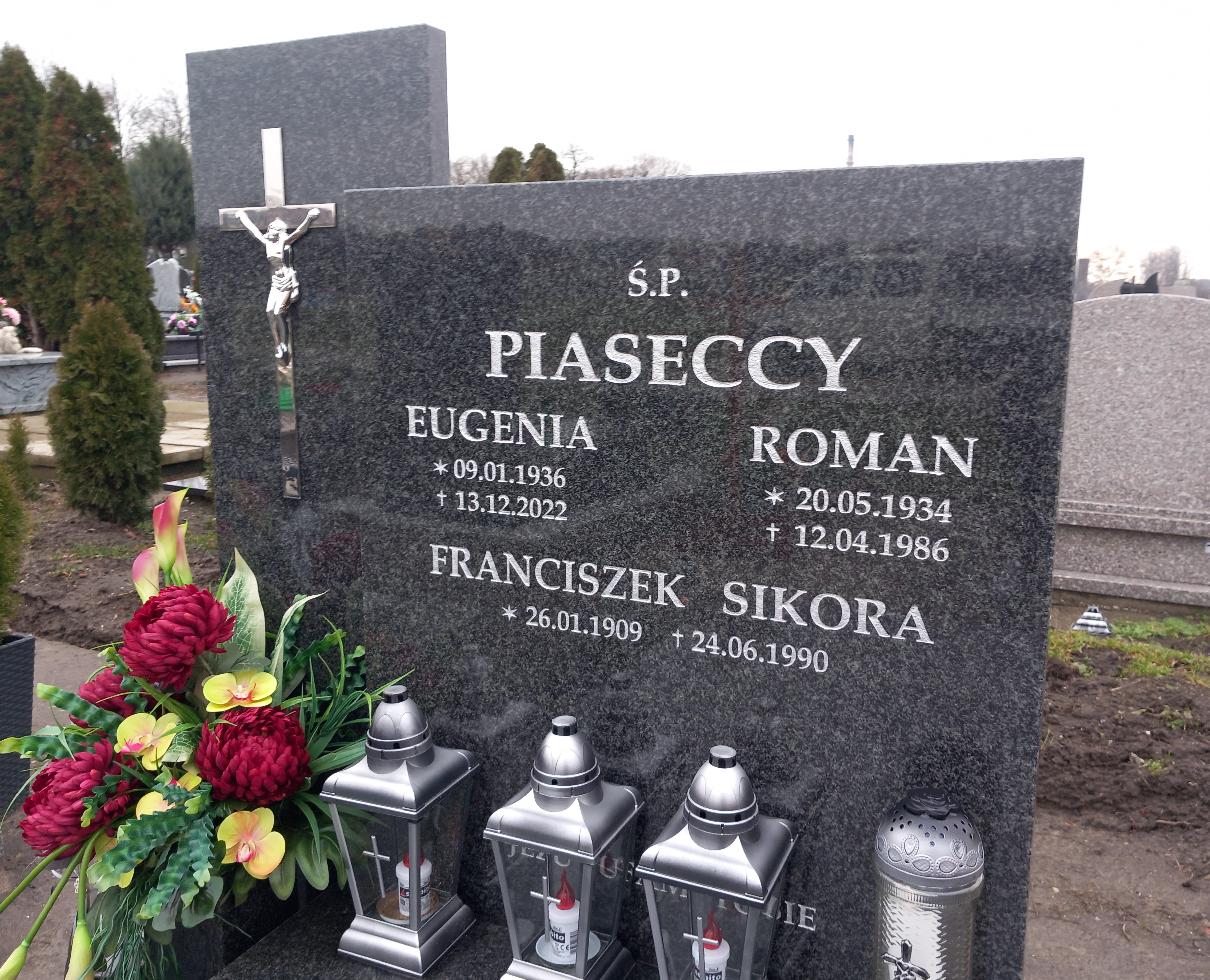 Eugenia Piasecka  1936 Kruszwica - Grobonet - Wyszukiwarka osób pochowanych